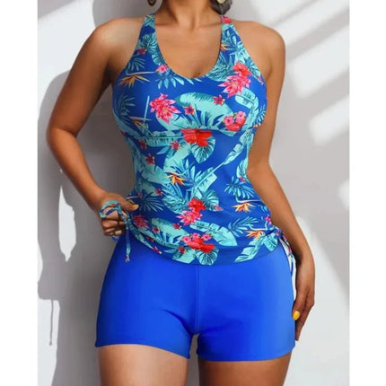 Tankini Set Women Swimwear Tropical Tankini - Tankini Set - Sophie - Mad Fly Essentials