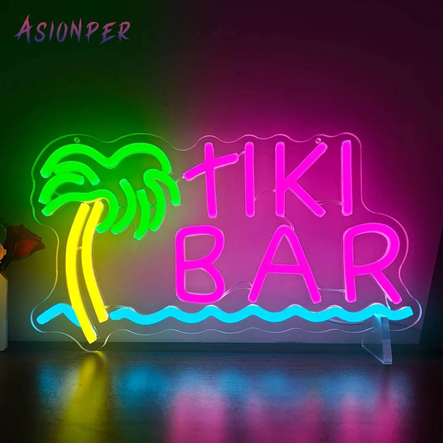 Tiki Bar Neon Sign LED Wall Decor - Wall Decor - Ineonlife - Mad Fly Essentials