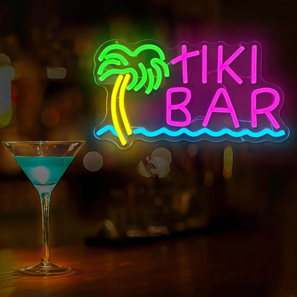Tiki Bar Neon Sign LED Wall Decor - Wall Decor - Ineonlife - Mad Fly Essentials