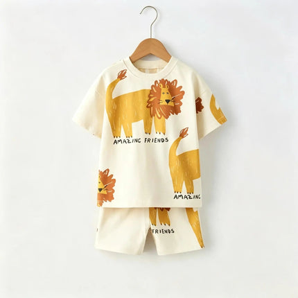 Tracksuit Baby Boy Beach Coconut Casual Tracksuit Set - Tracksuit - Lzlltt - Mad Fly Essentials
