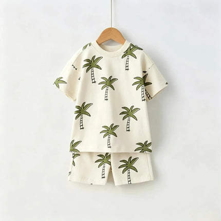 Tracksuit Baby Boy Beach Coconut Casual Tracksuit Set - Tracksuit - Lzlltt - Mad Fly Essentials