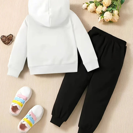 Tracksuit Baby Girl 2pc Winter Love Hoodie Tracksuit Set - Tracksuit - PatPat - Mad Fly Essentials