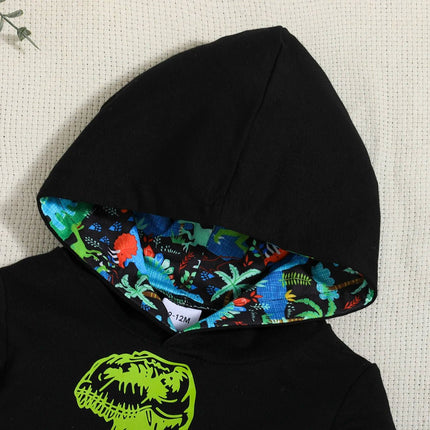 Tracksuit Boys Autumn Animal Casual Hooded Tracksuit Set - Tracksuit - Top and top - Mad Fly Essentials