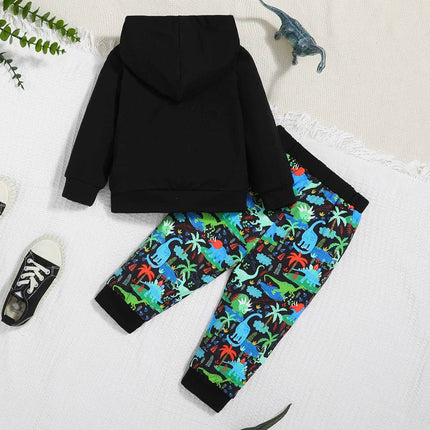 Tracksuit Boys Autumn Animal Casual Hooded Tracksuit Set - Tracksuit - Top and top - Mad Fly Essentials