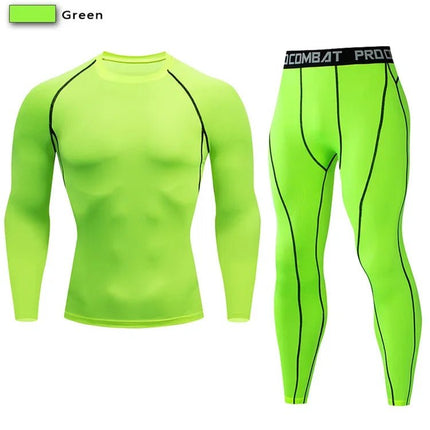 Tracksuit Men Compression Sportswear Yoga Sets - Tracksuit - Day South Valley - Mad Fly Essentials