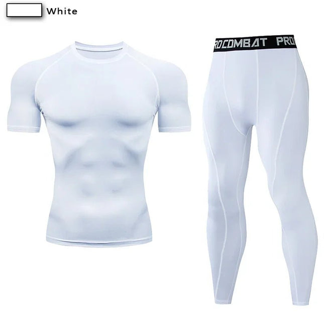 Tracksuit Men Compression Sportswear Yoga Sets - Tracksuit - Day South Valley - Mad Fly Essentials