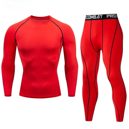 Tracksuit Men Compression Sportswear Yoga Sets - Tracksuit - Day South Valley - Mad Fly Essentials