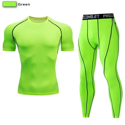 Tracksuit Men Compression Sportswear Yoga Sets - Tracksuit - Day South Valley - Mad Fly Essentials