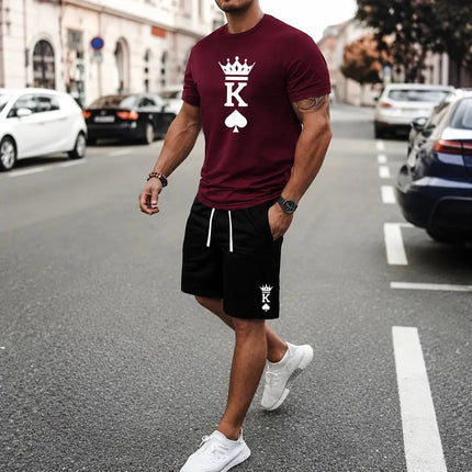 Tracksuit Men Fashion King Crown Spade Tracksuit Sets - Tracksuit - BKLD - Mad Fly Essentials
