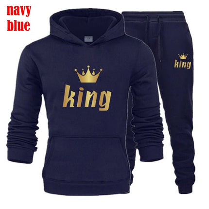 Tracksuit Men Women White Black King Queen Tracksuit Set - Tracksuit - VIPOL - Mad Fly Essentials