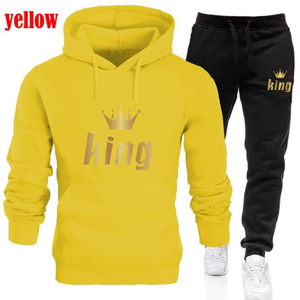 Tracksuit Men Women White Black King Queen Tracksuit Set - Tracksuit - VIPOL - Mad Fly Essentials