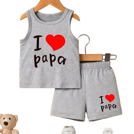Tracksuit Set Baby 3 - 24M Love Hoodies Boy Tracksuit - Tracksuit Set - KAYDEA - Mad Fly Essentials