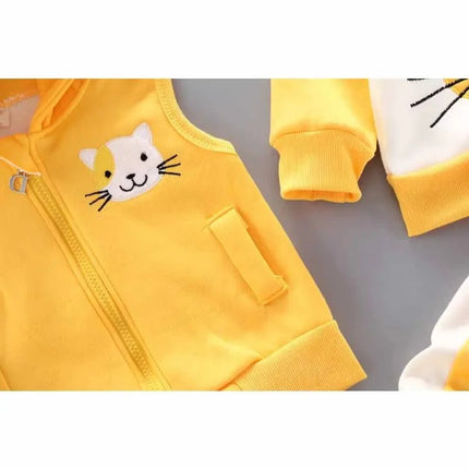 Tracksuit Set Baby Animal Floral Pink Girl Tracksuit - Tracksuit Set - PatPat - Mad Fly Essentials