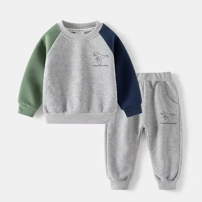 Tracksuit Set Boy 2pc Dinosaur Outfits - Tracksuit Set - AOSTA BETTY - Mad Fly Essentials