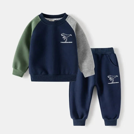 Tracksuit Set Boy 2pc Dinosaur Outfits - Tracksuit Set - AOSTA BETTY - Mad Fly Essentials