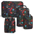 4PCS Black print