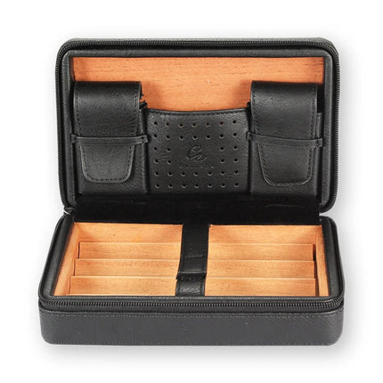 Travel Gear Portable Humidor Cigar Leather Case - Travel Gear - GALINER - Mad Fly Essentials