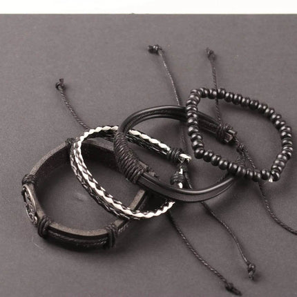 Tree of Life Combination Set Leather Bracelet - Bracelet - Vnox - Mad Fly Essentials