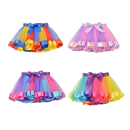 Tutu Dress Baby Girl Rainbow Ballet Dance Skirt - Tutu Dress - Baby J - Mad Fly Essentials