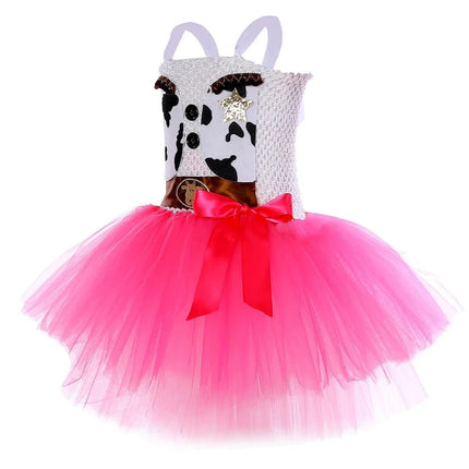 Tutu Dress Girl Cowgirl Pink Toddler Birthday Outfit - Tutu Dress - Baby J - Mad Fly Essentials