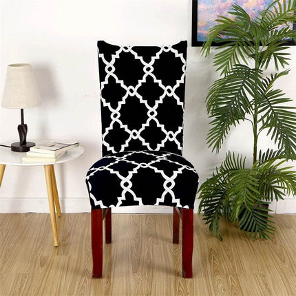 Universal Elastic Geometric Chair Slipcover - Slipcover - Housmife - Mad Fly Essentials