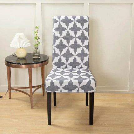 Universal Elastic Geometric Chair Slipcover - Slipcover - Housmife - Mad Fly Essentials
