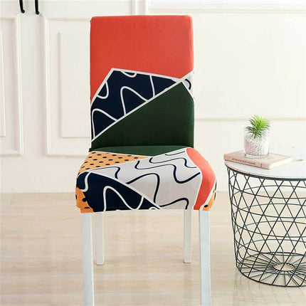 Universal Elastic Geometric Chair Slipcover - Slipcover - Housmife - Mad Fly Essentials