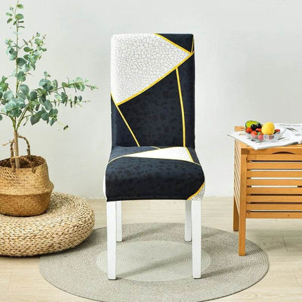 Universal Elastic Geometric Chair Slipcover - Slipcover - Housmife - Mad Fly Essentials