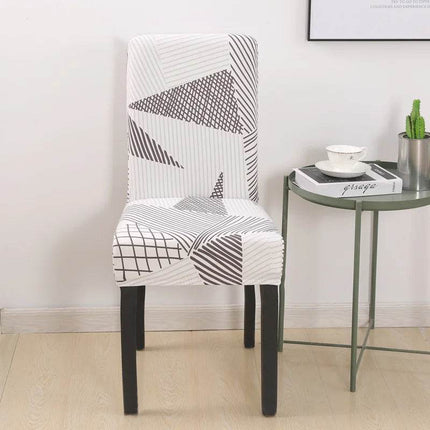 Universal Elastic Geometric Chair Slipcover - Slipcover - Housmife - Mad Fly Essentials