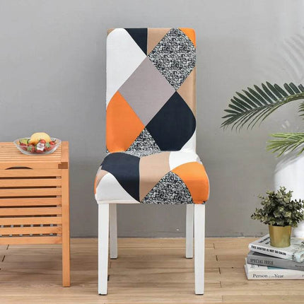 Universal Elastic Geometric Chair Slipcover - Slipcover - Housmife - Mad Fly Essentials