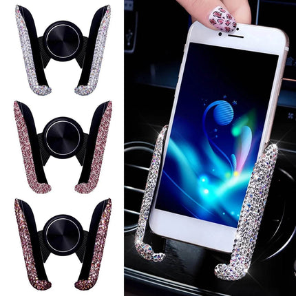 Universal Rhinestone Smartphone Holder Auto Essentials - Auto Essentials - BLALION - Mad Fly Essentials