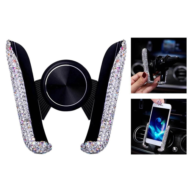Auto Essentials Universal Rhinestone Smartphone Holder Auto Essentials BLALION Mad Fly Essentials