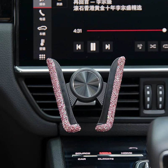 Auto Essentials Universal Sequin Smartphone Vent Mount Auto Essentials Auto Essentials Mad Fly Essentials