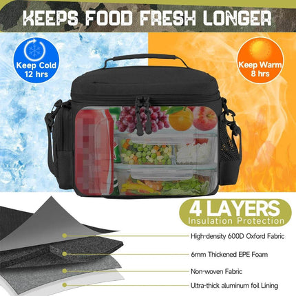 UOSU Durable Tactical Thermal Cooler Bag Lunchbox Kitchen Essentials - Kitchen Essentials - UOSU - Mad Fly Essentials