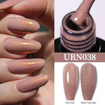 UR SUGAR 7.5ml Pink Purple Glitter Gel Polish Nail Essentials - Nail Essentials - Rosalind - Mad Fly Essentials