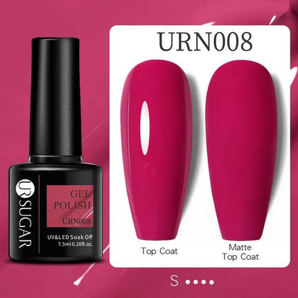 UR SUGAR 7.5ml Pink Purple Glitter Nail Gel Polish - Mad Fly Essentials