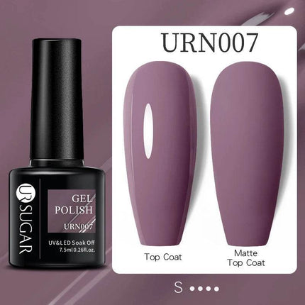 UR SUGAR 7.5ml Pink Purple Glitter Nail Gel Polish - Mad Fly Essentials