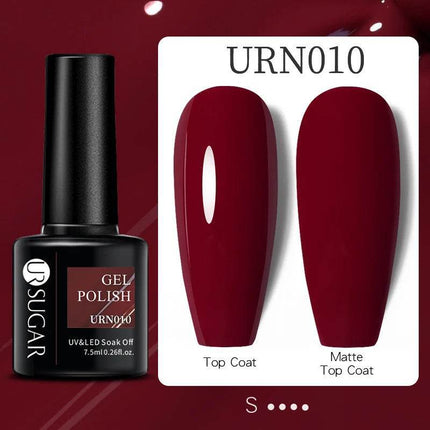 UR SUGAR 7.5ml Pink Purple Glitter Nail Gel Polish - Mad Fly Essentials