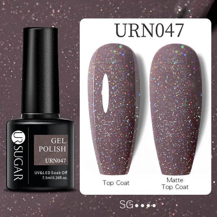 UR SUGAR 7.5ml Pink Purple Glitter Gel Polish Nail Essentials - Nail Essentials - Rosalind - Mad Fly Essentials