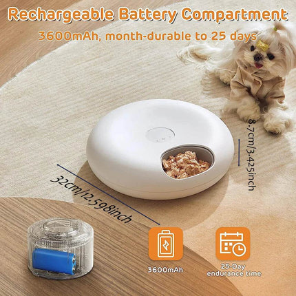 USB Automatic Smart Food Dispenser Pet Essentials - Pet Essentials - NICREW - Mad Fly Essentials