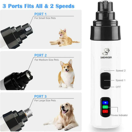 USB - Charging Dog Nail Grooming Tools Pet Essentials - Pet Essentials - Smart Cat - Mad Fly Essentials