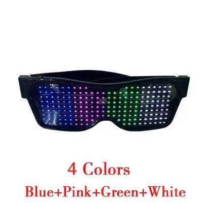 USB Futuristic Eyewear LED Luminous Sunglasses Party Essentials - Party Essentials - Sololandor - Mad Fly Essentials