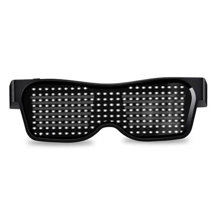 USB Futuristic Eyewear LED Luminous Sunglasses Party Essentials - Party Essentials - Sololandor - Mad Fly Essentials