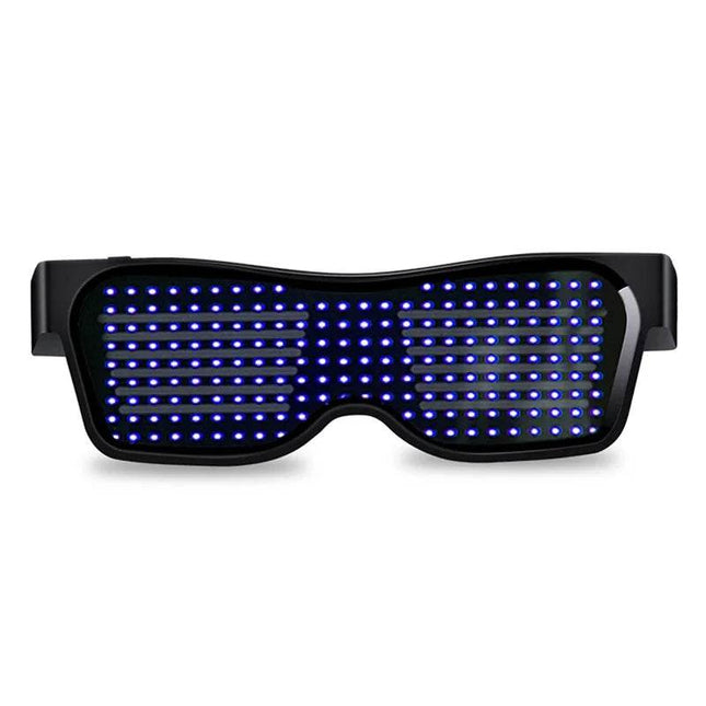 USB Futuristic Eyewear LED Luminous Sunglasses Party Essentials - Party Essentials - Sololandor - Mad Fly Essentials