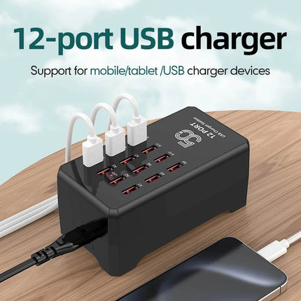 USB Multi Dock Charging Station Home Essentials - Home Essentials - Wenjie Brother - Mad Fly Essentials