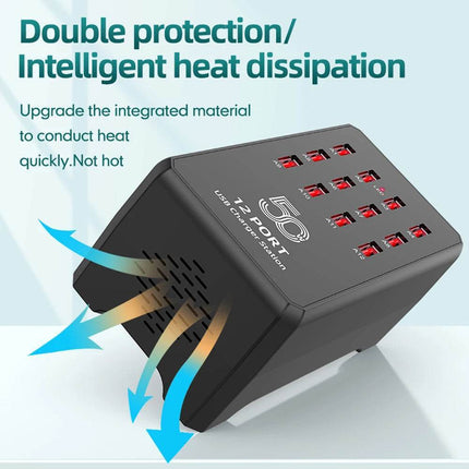 USB Multi Dock Charging Station Home Essentials - Home Essentials - Wenjie Brother - Mad Fly Essentials