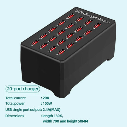 USB Multi Dock Charging Station Home Essentials - Home Essentials - Wenjie Brother - Mad Fly Essentials