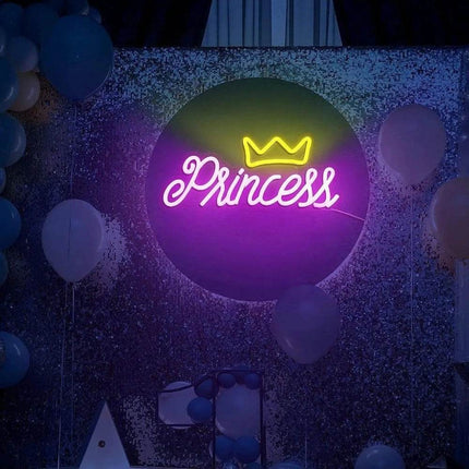 USB Powered LED Princess Wall Sign Decor - Sign Decor - Acosh neon - Mad Fly Essentials
