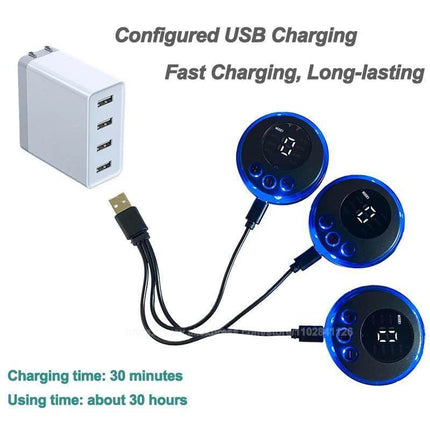 USB Rechargeable EMS Muscle Massager - Massager - LEIFU - Mad Fly Essentials