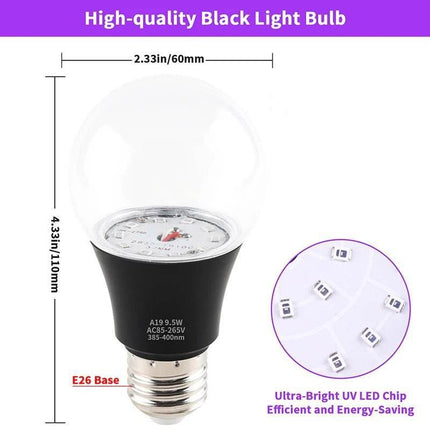 UV Purple Luminous Blacklight LED Bulb Party Decor - Party Decor - ouio - Mad Fly Essentials